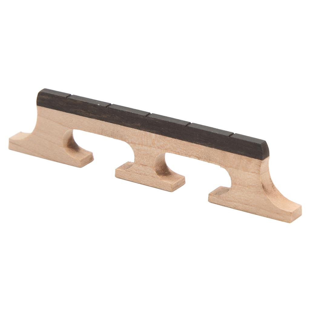 Banjo Bridge Maple Sturdy Lightweight Stable Clear Voice Transmission Wooden Banjo Bridge