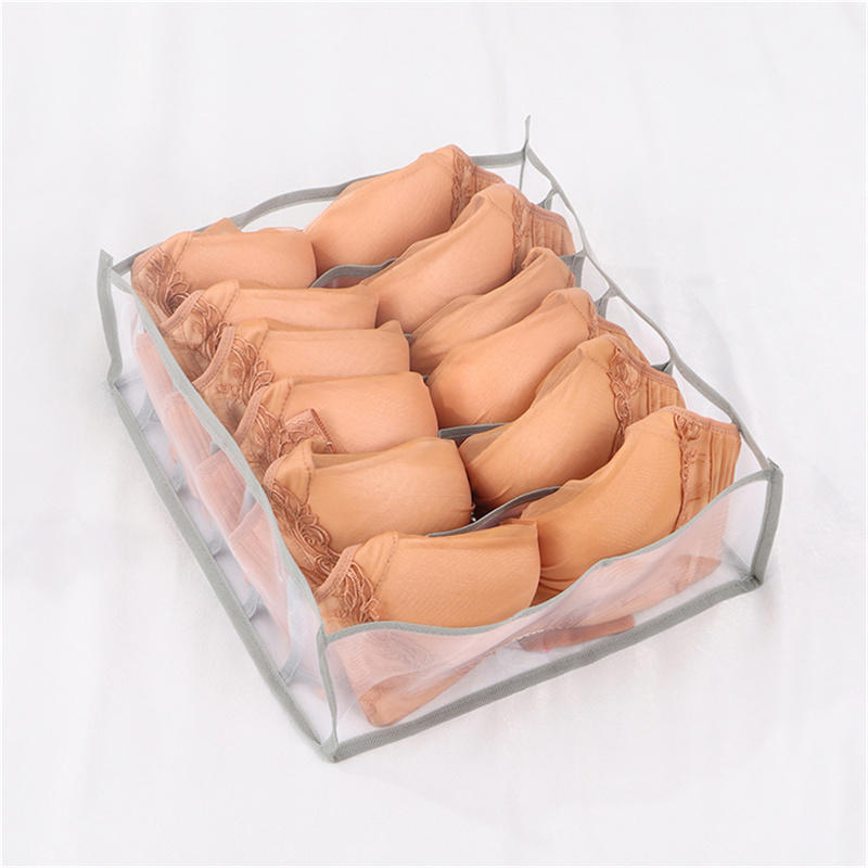Mehrfach unterteilte faltbare Schubladen-Organizer-Tasche für Unterwäsche, Socken und Slips, platzsparend, zusammenklappbar, Schrank-Kleider-Organizer, Aufbewahrungsbox
