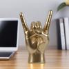 Rock Hand Gesture Resin Art Decor For Home Office Bar Lounge Gift Idea