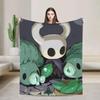 Knight Hollow Knight Anime Green Larvae Plush Blanket for Girls and Boys Soft Flannel Throw Blanket for Outdoor Bedspread Design