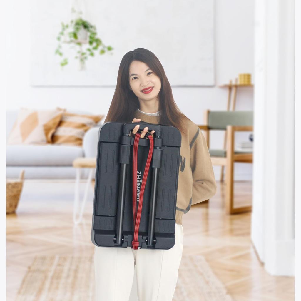 ZHJINGYU Nosnost Přepravka Rozšiřitelná Přepravní Tyč Nastavení 135 Pevné Gumové Lano Teleskopický Zavazadlový Skládací Kolečka Vozík, 100KG, Vozík, Skládací,