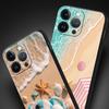 Summer Beach Phone Case Cover for iPhone 17 16 15 14 13 12 11 Pro Max 17 Air Plus Shockproof Soft TPU Shell Fundas Capas Coque