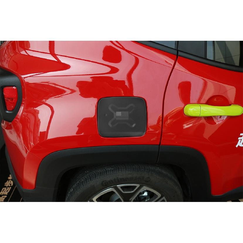 Tampa do tanque de carro para Jeep Renegade 2016 2017 2018 2022 Tampa do tanque de combustível de gás Liga de alumínio Exterior