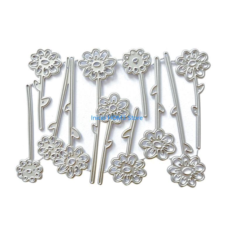 A5YD Flowers Die Cuts for Greeting Card Wedding Invitation Making DIY Scrapbooking CN