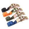 1M Cargo Ratchet Strap With Metal Buckle Adjustable Secure Tie-Down Tensioner Freight Car Fixed Tightener Rope For Luggage Goods