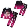 Children's Fashion Suit Skirt Round Neck Long Sleeve Top Pants