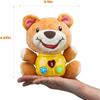Brinquedos de pelúcia para bebês, elefantes de pelúcia, brinquedos musicais de pelúcia para bebês, brinquedos musicais, presentes para crianças de 0, 3, 6, 9, 12 meses