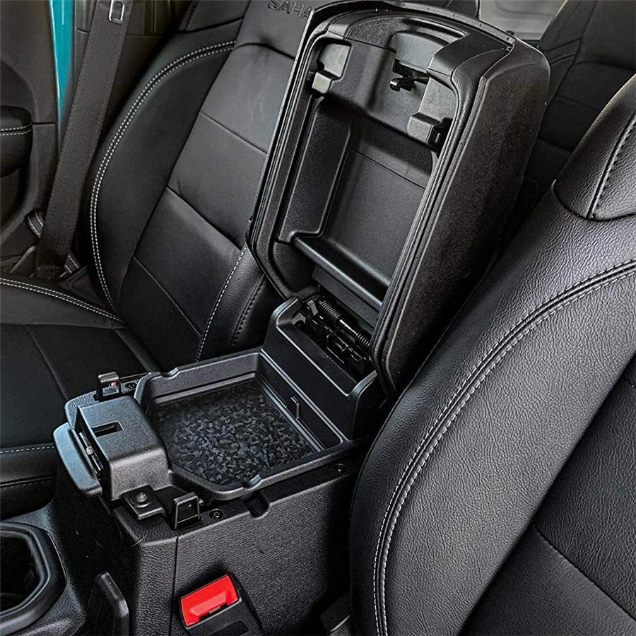For 2018-2020 Jeep Wrangler JL Gladiator JT Center Console Lid Armrest Cover Pad