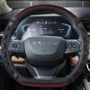 Carbon Fiber +Leather D Shape Car Steering Wheel Cover For Chery Exeed VX  2022 LX -2022 TXL -2022 Auto Accessories