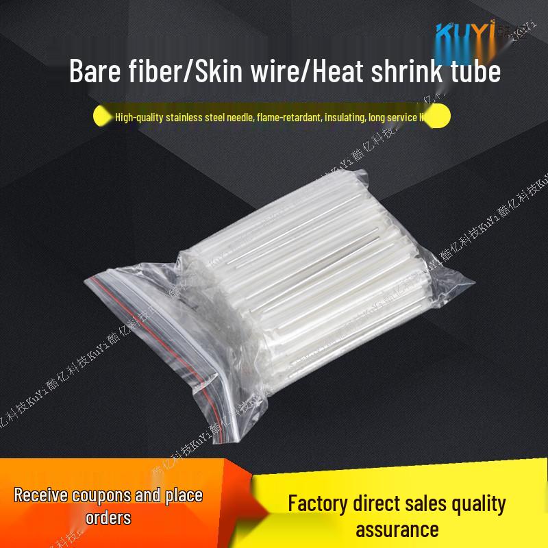 Waterproof Fiber Optic Heat Shrink Sleeve - 40mm/60mm with Stainless Steel Needle, Single & Double Core Pigtail, Insulated.