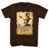 Camiseta Icónica John Wayne Legend Chocolate Negro