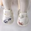 Newborn 2024Spring New Soft Sole Baby Shoes Prewalker Flat Soles Baby Cloth Shoes Fashionable Cute Single Shoes Flats Kids Shoes