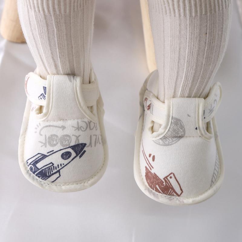 Newborn 2024Spring New Soft Sole Baby Shoes Prewalker Flat Soles Baby Cloth Shoes Fashionable Cute Single Shoes Flats Kids Shoes