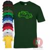 Strand Buggy T-shirt Retro Cool Vdub Kever Duin Auto Grappig T-shirt