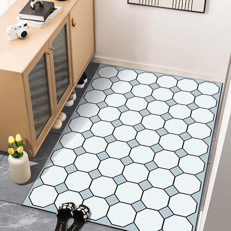 Kitchen Non-slip Mat Simple Absorbent Oil Absorbent Long Anti-dirty Foot Mat Entry Bathroom Bathroom Door Anti-fall