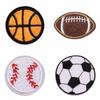 12 Pcs/Set Embroidered Patches Football Patches Iron On/Sew On Appliques Craft Supplies for Clothing Repair