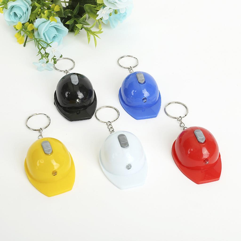 SandT Collection Hard Hat Flashlight Keychain Beer Opener