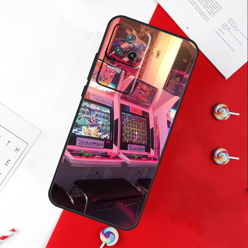Retro Aesthetic Japanese Game Over Cover For Xiaomi 14T 11T 12T 13T Pro 13 14 15 Ultra POCO X7 Pro X3 X5 X6 F5 F6 M6 Pro Case