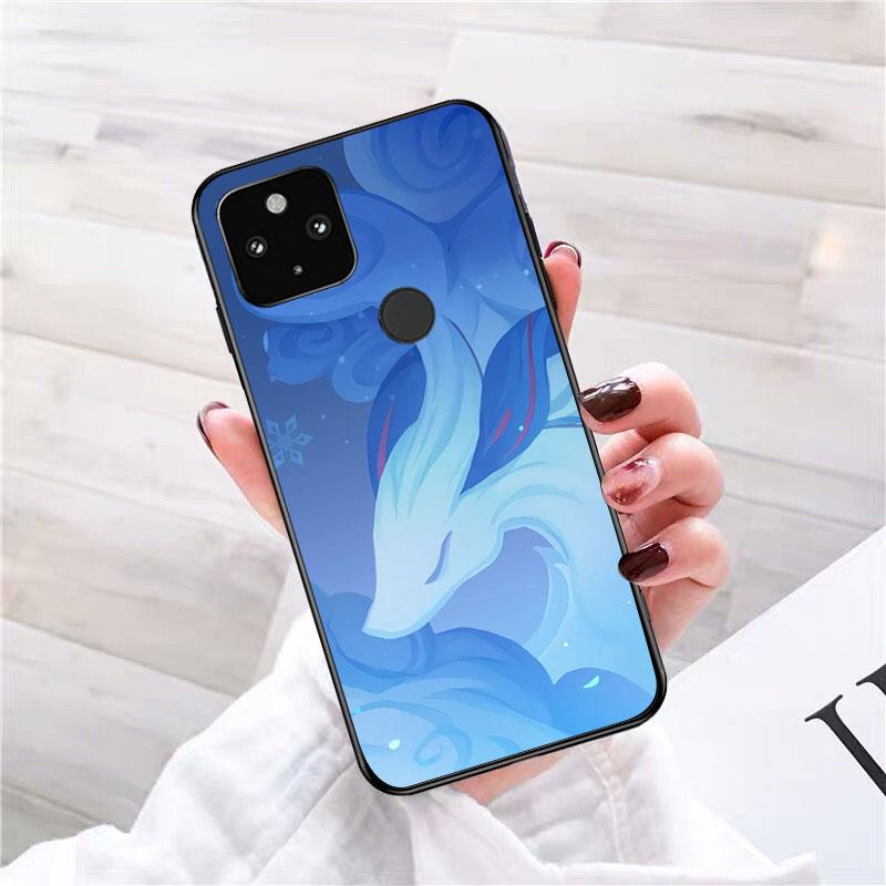 Genshin Impact Namecard Phone Case for Google Pixel 7 Pro 7 6A 6 Pro 5A 4A 3A Pixel 4 XL Pixel 5 6 4 3 XL 3A XL 2 XL