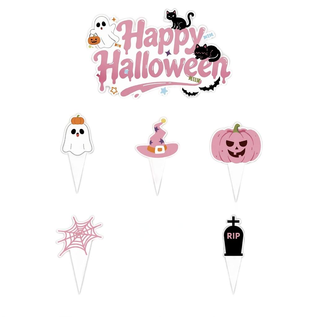 Halloween Hanging Swirl Decorations Set with Pumpkin Ghost Witch Cat Cauldron and Haunted House Party Hanging Swirls for Indoor Outdoor