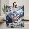 Nobara Kugisaki Flannel Blankets J-Jujutsus K-Kaisens Warm Throw Blanket For Home Decor Picnic Fluffy Bedspread Sofa Bed Cover