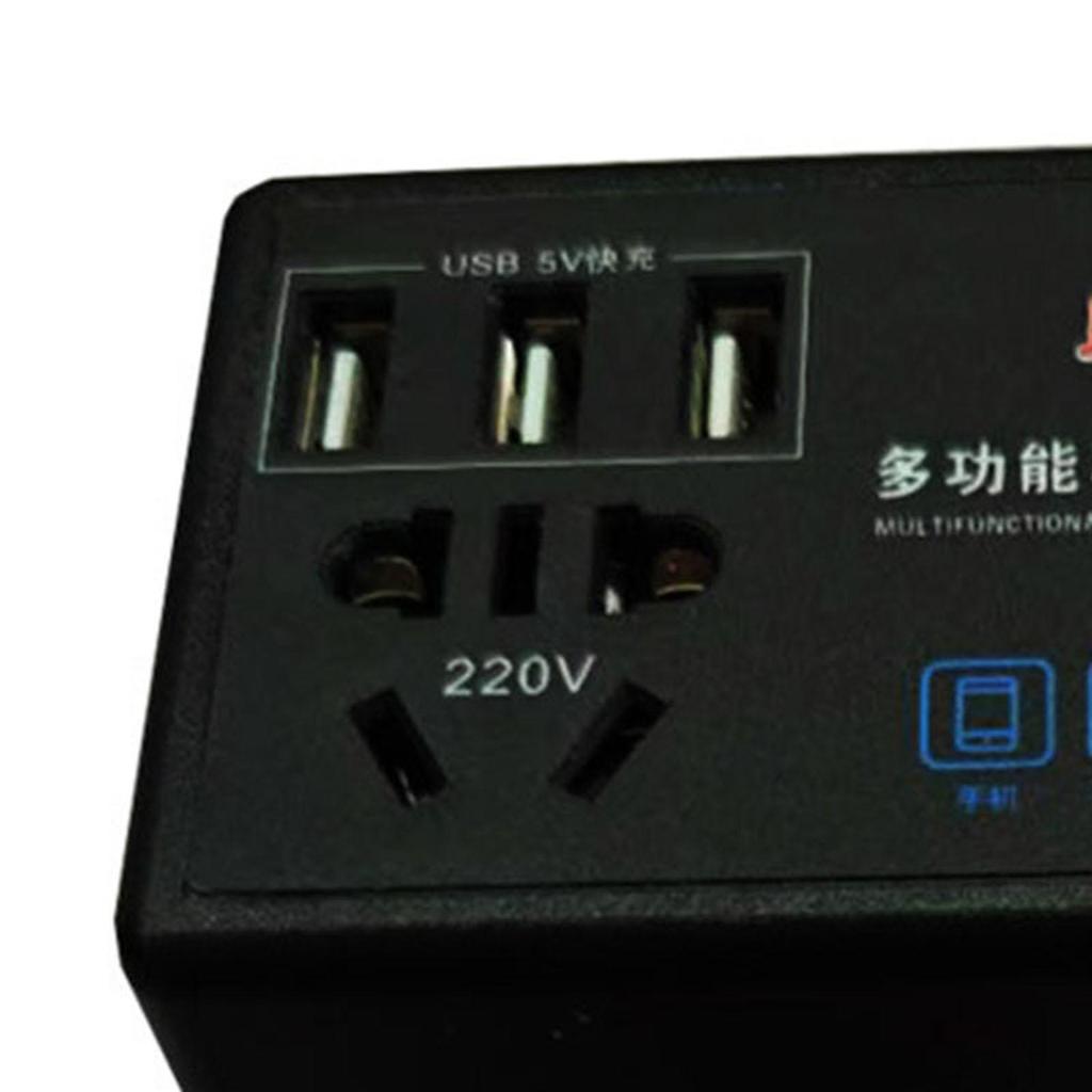 200W Power Inverter 5V USB Charging Output for Camera Phone Road Trips