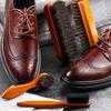 4 Pezzi Pennello per Scarpe Lucido in Crine di Cavallo Applicatore Lucidante Spazzola per la Cura delle Scarpe Stivali Spazzola per la Pulizia del Camoscio Pulizia Dettagli Interni Auto