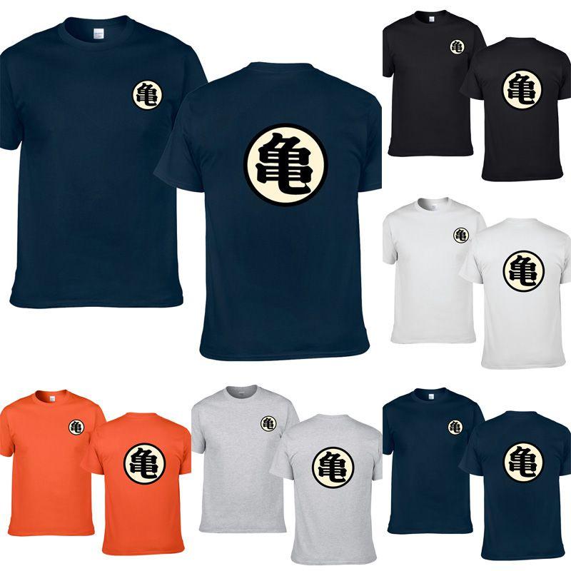 Z Dragonball Anime Kame Sennin Goku Cotton Tshirt Training Tee Shirts Mens Tops
