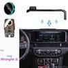Pour Jeep Wrangler JL 2024 2025-2027 Support de téléphone pour voiture Clip de fixation sur écran Chargeur sans fil Accessoires de base personnalisés pour écran de téléphone