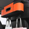 Car Backseat Organizer with Tissue Box Automotive Seat Headrest Multifunctional Universal Cup Holder Hanging Storage Box