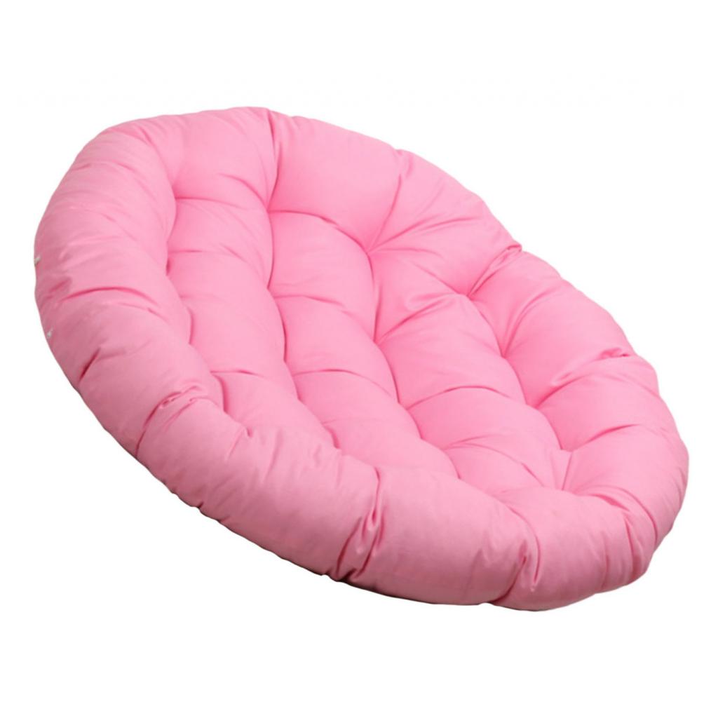 Подушка для садового стула круглая подушка для сиденья 60 см подушка для уютного стула подушка для подвесного стула розовый 2339₽