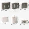 6/7/8/9/10 Pcs Set Travel Organizer Storage Bags Suitcase Packing Cubes Set Cases Portable Luggage Clothes Shoe Tidy Pouch Folding