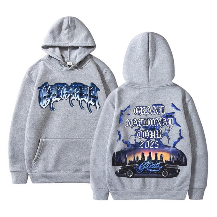 Rapper Kendrick Lamar & SZA Grand National Tour 2025 Hoodie Herren Damen Hip Hop Mode Übergroßes Sweatshirt Mann Lässige Streetwear