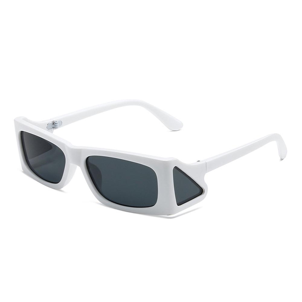 Fashion Luxury Personality Rectangular Small Frame Sunglasses Women Men Trending Punk Sun Glasses Designer Shades Black Eyewear