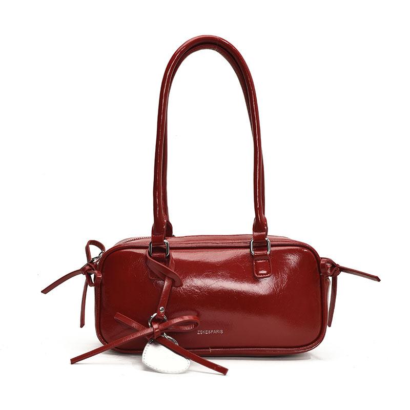 Bow Armpit Bag New Fashion Handbag Large Capacity Shoulder Bag Simple Pillow Bag