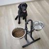 TD Pet Bowl Adjustable Height Separate Design Non-Slip Bottom