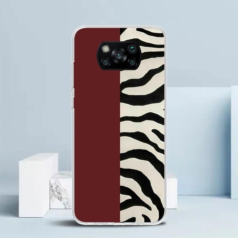 Leopard Print Phone Case For Xiaomi Poco F7 Ultra X5 X6 X7 Pro M7 Redmi 15C 15 13C 13 12C 12 10C 10 10A 9 9C 9A 9T Cover Poco X7