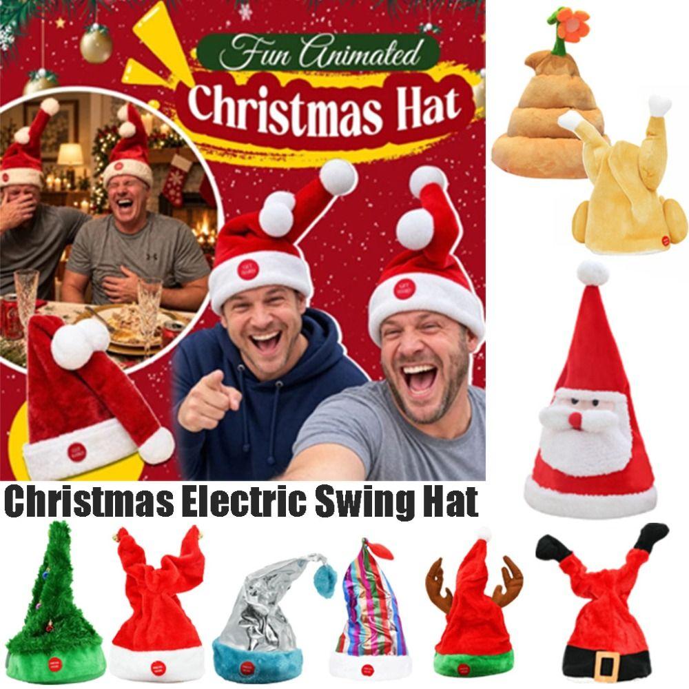 Swing Automatically Christmas Musical Toy Kids Christmas Gift Holiday Costume Accessory