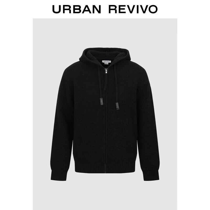 

UR Men s Casual Hooded Knit Cardigan S