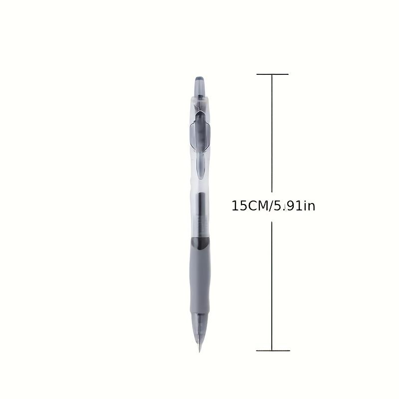 24 Retractable Gel Ink Ballpoint Pens, Thick Black Nibs, Designed for Exams, Suitable for Schools and Offices