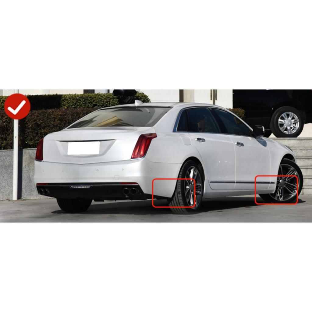 4PCS Car Mud Flaps Splash Guards Mudguards Car Mud Flaps Compatible with Cadillac CT6 Sedan 2016 2017 2018 2019 2020 2021