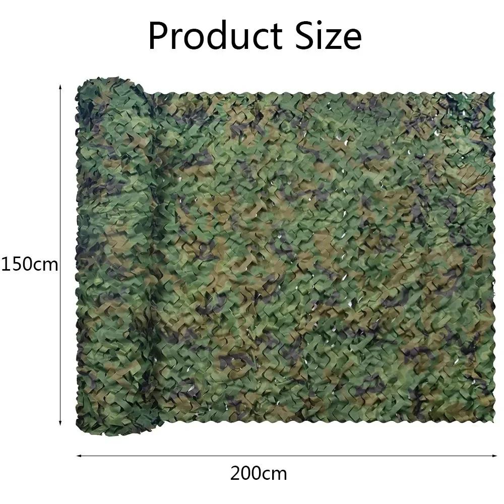 Camouflage Net Bulk Roll - Shade Net for Hunting, Home Decor, Paintball, Bird Watching Camping Car Cover