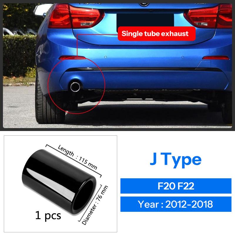 For BMW 1 2 3 4 5 Series X1 3GT F20 F22 F30 F32 F34 F36 F10 F48 Car-Styling Rear Exhaust Pipe Cover Trim Frame Auto Accessories