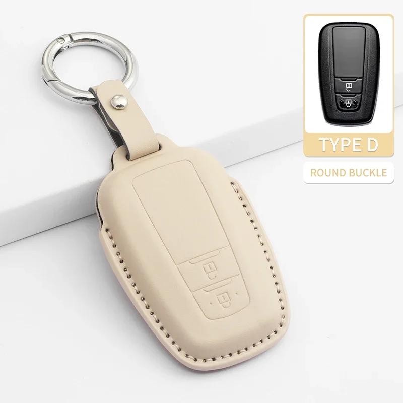 2/3 Tasten Auto Schlüsselhülle Schale Fob für Toyota Prius Camry Corolla CHR C-HR RAV4 Land Cruiser Fernbedienung Schlüsselanhänger PU Zubehör