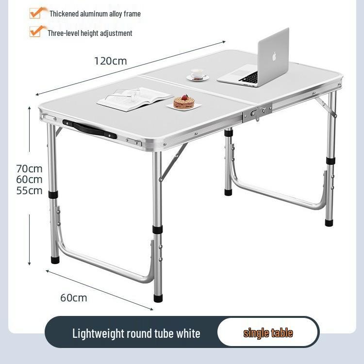 Aluminum Alloy Portable Folding Table and Chairs for Outdoor Market Promotions