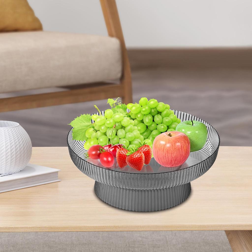 Fruit Plate Decorative Bowl, Snacks Fruit Basket Bowl, Dessert Display Stand, Dish Holder for Kitchen Farmhouse Home Decor