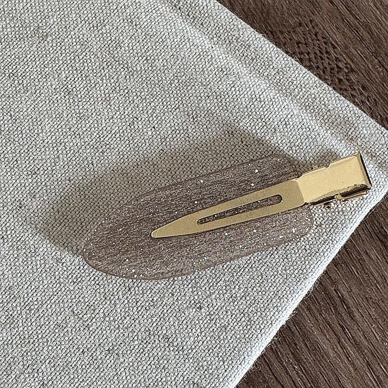 2/3/4/6 stücke Acetat Make-Up Haar Clips Koreanische Mode Gold Weiß Glitter Haar Pin Headwear Mädchen Frauen Haar Zubehör
