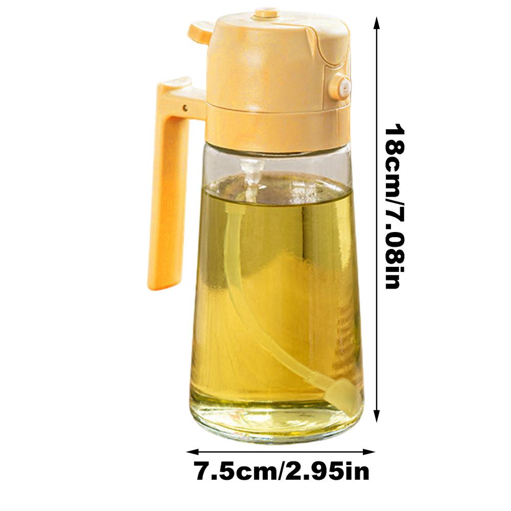 Oil Sprayer For Cooking 2 In 1 Oil Dispenser Bottle Oil Bottle For Kitchen Cooking Kitchen Gadgets For BBQ Salad Baking Air