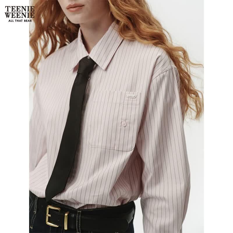 Teenie Weenie Women's Striped Bear Shirt