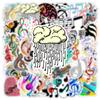 50 Waterproof Musical Note Graffiti Stickers for Phone, Guitar, Laptop, and Tablet Cases